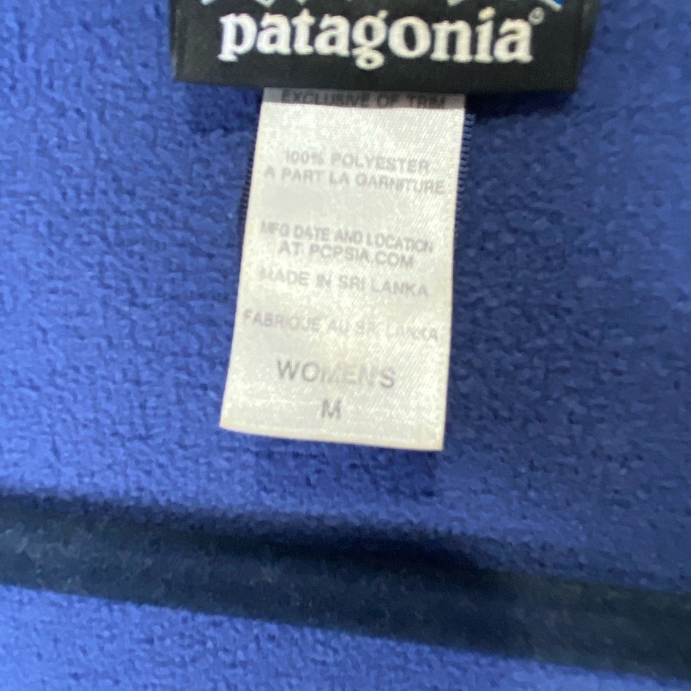 Patagonia Navy Better Fleece Utility Jacket M Zip-Up Outdoor Warm Layer - Picture 11 of 13